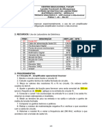 Eletrônica Analógica II - Mod2 - P1 - AmpOp Inversor e Não-Inversor - Rev02