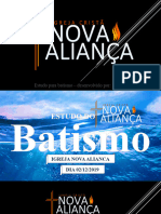 Estudo Do Batismo - Nova Alianã - A