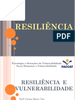 Aula Resiliência e Vulnerabilidade