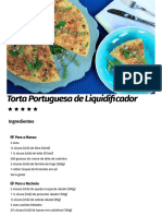 Torta Portuguesa de Liquidificador - Cozinha Do Bork