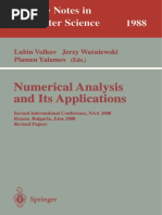 Numerical Alnalisys and Its Application