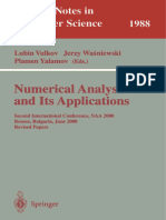 Numerical Alnalisys and Its Application