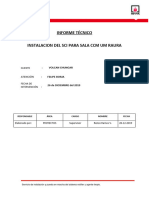 Informe de Avance de Instalacion de Sci en Sala CCM