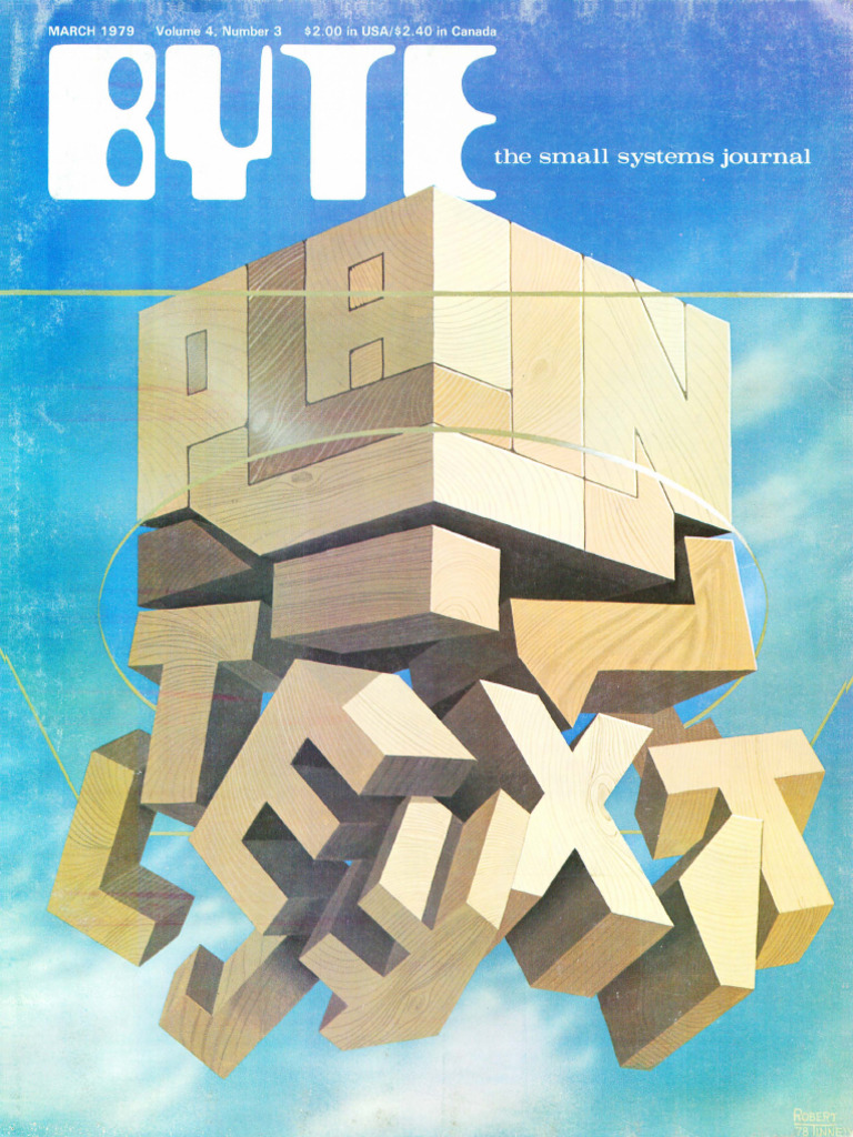 1979 03 BYTE 0403 Plain Text Download Free PDF Floppy Disk