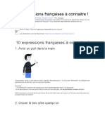 10 Expressions Françaises À Connaitre