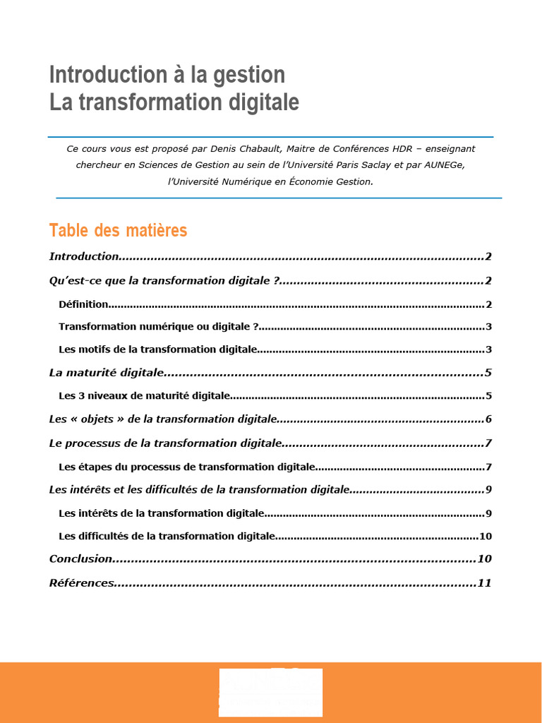 Comprendre la transformation digitale | PDF | Business | Données numériques