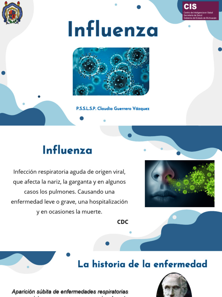 INFLUENZA | PDF | Influenza | Virus de la Influenza A Subtipo H1 N1