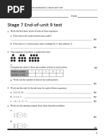 End of Unit 6 Test Answers | PDF