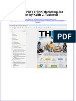 Full Download Original PDF Think Marketing 3Rd Edition by Keith J Tuckwell Ebook PDF Docx Kindle Full Chapter
