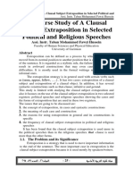 Extraposition Clause