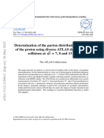 Determination of The Parton Distribution Functions of The Proton Using Diverse ATLAS Data From Collisions at