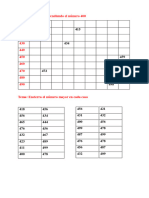 Tarea Matemática Centenas 400-500