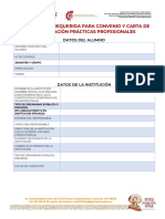 Check List - Formato para Carta de Presentacion y Convenio PP 2024