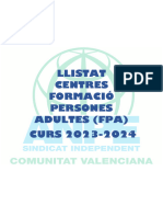 Centres Fpa 2023-24