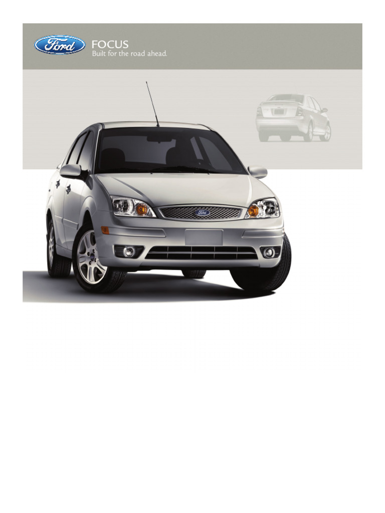 Ford - US Focus - 2005 | PDF | Seat Belt | Anti Lock Braking System