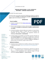 Comunicado Institucional Entrega de Uniformes Convenio Ciudad Bolivar