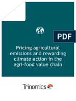Pricing Agricultural Emissions and Rewarding Climate Action in The Agri-Food Value Chain