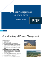 Project Management Part I - Project Management Overview