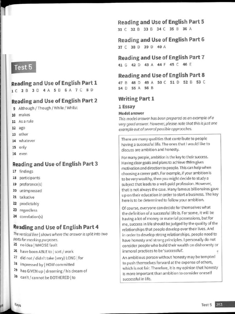 Text And Test 5