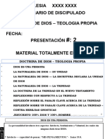 Doctrina de Dios - Teologia Propia 2