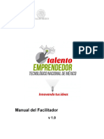 Manual Del Facilitador TALENTO EMPRENDEDOR