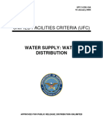 Water Supply and Distribution Spec