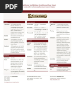 Sophicandle - Pathfinder 2nd Edition Conditions