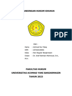 Perbandingan Hukum Khusus Falaq