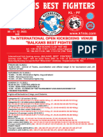 Official Invitation Balkans Best Fighters 2022