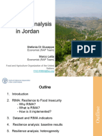 Resilience Analysis in Jordan: Stefania Di Giuseppe Marco Letta