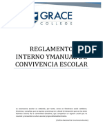 Reglamento Internoy Manualde Convivencia Escolar