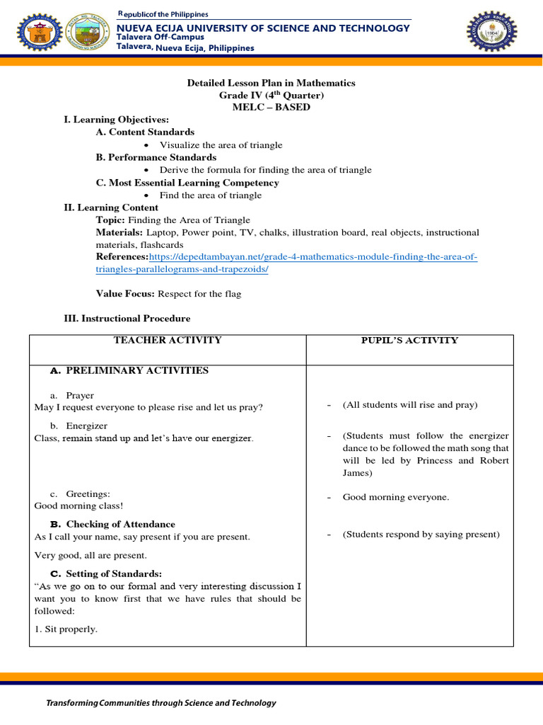 DETAILED Lessn Plan For Final | PDF