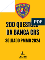 200 Questoes Da Banca Crs Soldado PMMG 2024