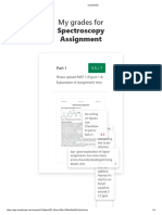 Spectroscopy Assignment