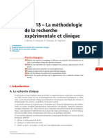 03 - Item 18 La Méthodologie de La Recherche Expérimentale Et Clinique - Abrégé Santé Publique 2019