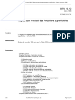 DTU 13.12 Calcul Fondations Superficielle