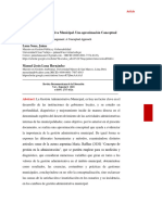 La Gestión Administrativa Municipal. Una Aproximación Conceptual 