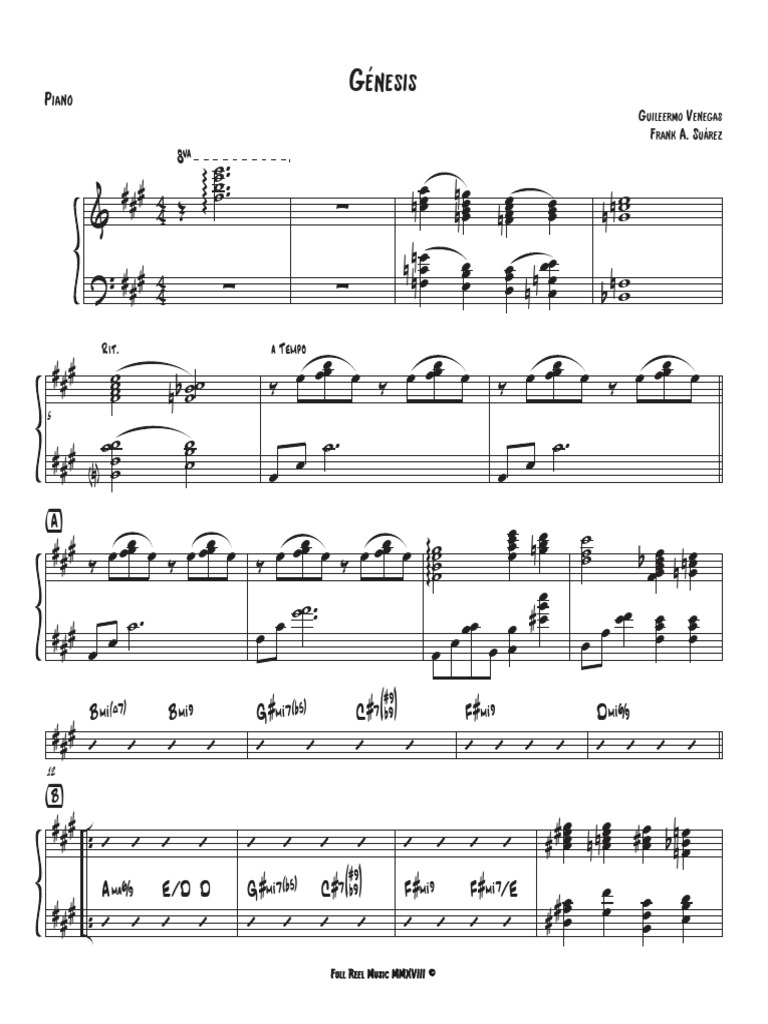 PARTITION THAT S ALL GENESIS PIANO intelligence overview