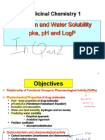 CHP 2 Ionisation and Water Solubility
