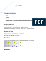 Mudanças de Estado Físico