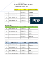 Jadwal Pas 1 2022-2023