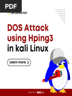 DOS Attack Using Hping3 in Kali Linux