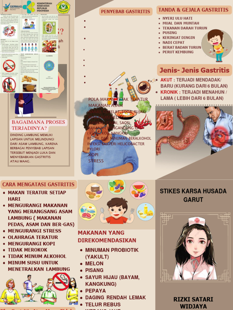 Leaflet Gastritis Pdf