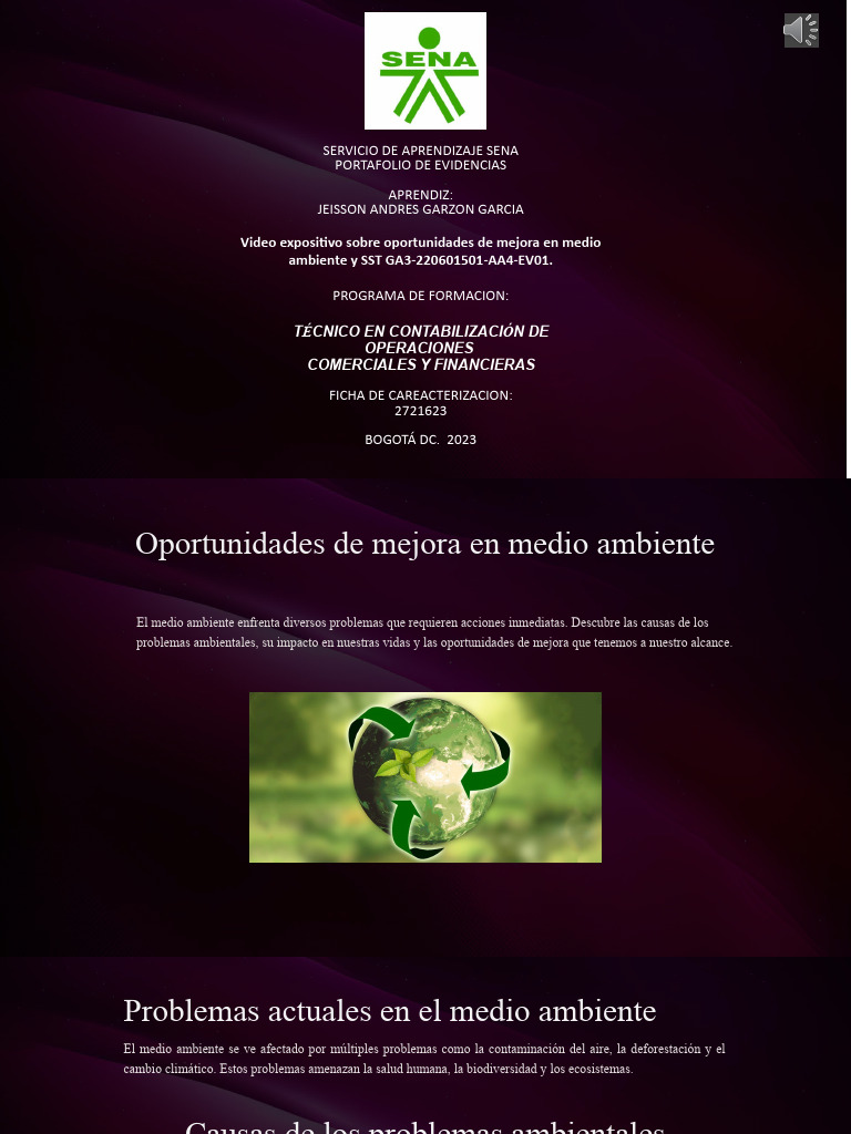 Oportunidades de Mejora en Medio Ambiente y SST | PDF | Entorno natural ...