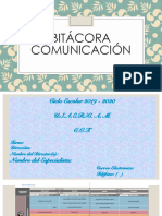 Bitacora Comunicacion
