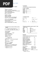 Project 3 Unit 1 Test Overview | PDF | Language Arts & Discipline
