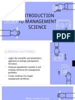 01 Introduction To Management Science