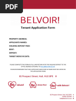 Tenant Application Form