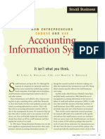 HOW ENTREPRENEURS CHOOSE AND USE Accounting Information Systems FULL