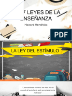 LAS 7 LEYES DE LA ENSEÑANZA - Ley Del Estímulo